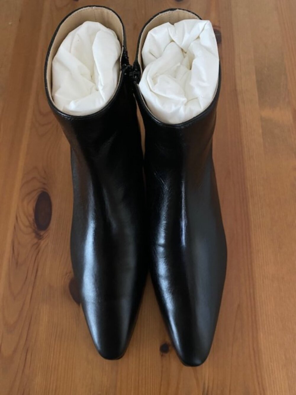 New In Box NIB Jamie Haller The Lennon Boots Black Leather IT 40 US 10 MSRP $825
